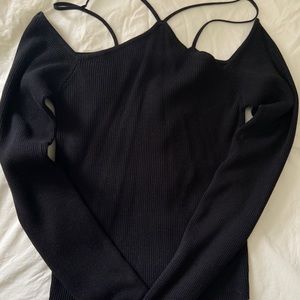 Long sleeve shirt from Bershka. Size large and never worn. Very snug to the body